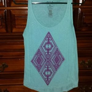 Diamond Aztec Print Billabong Tank