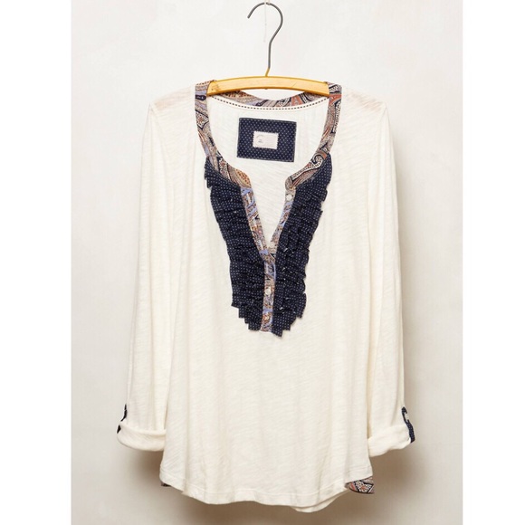 🔹SOLD IN BUNDLE🔹Anthropologie Henley