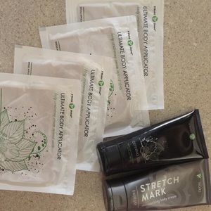 It works wraps, stretch mark cream