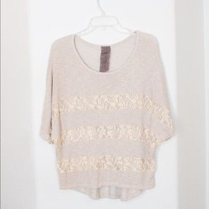 Blush Lace Sweater