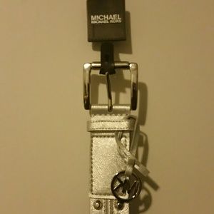 Silver Michael Kors Belt