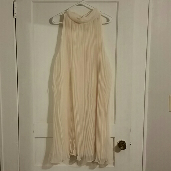 Vintage inspired pleated dress