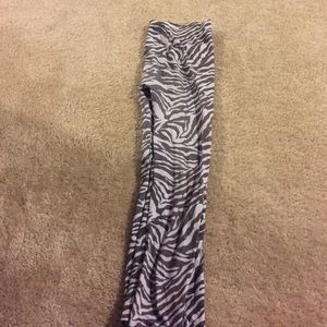 zebra leggings