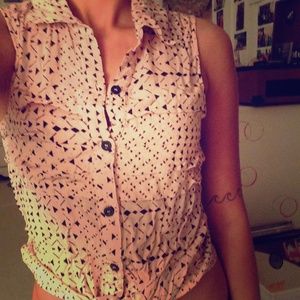 Button-Down Tank Top