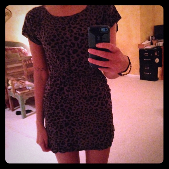 Cheetah-Print Dress