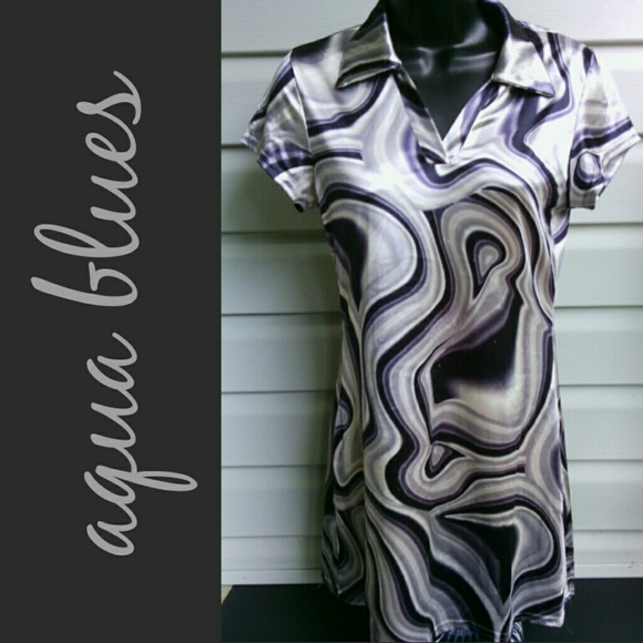 AQUA BLUES DRESS