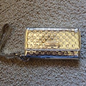 Gold Kate spade iPhone 5 wallet