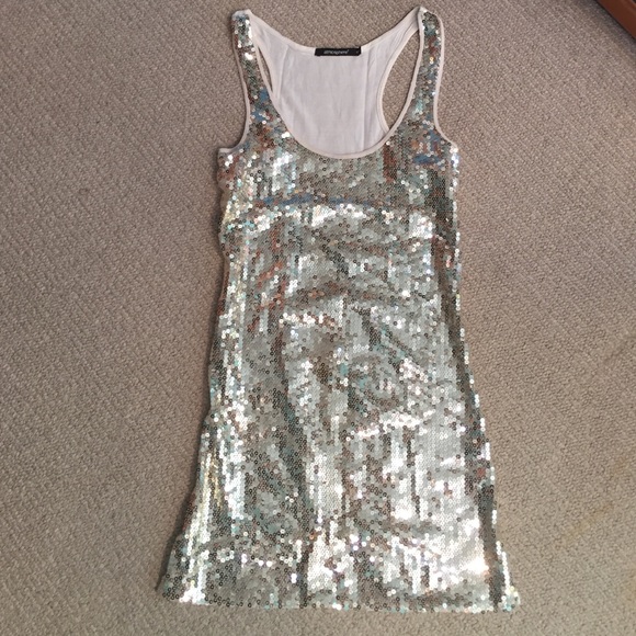 Sequin tank top