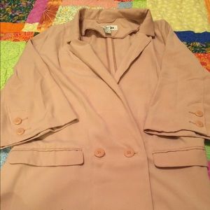Pink blazer