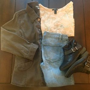 J. Jill Brown Jean Jacket