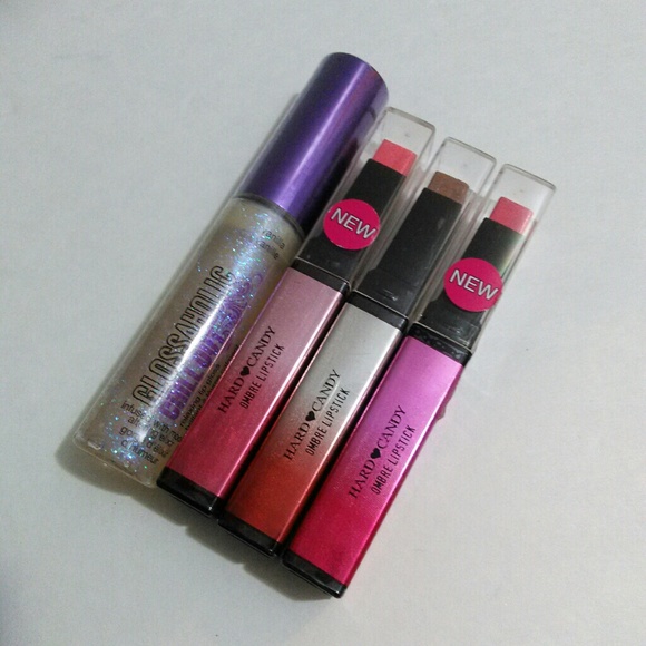 HARD CANDY~Three Ombre Lipstick One Gloss