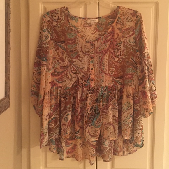 Umgee sheer blouse