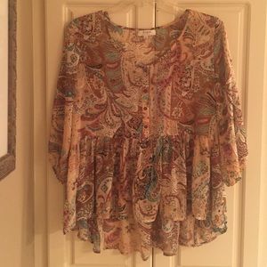 Umgee sheer blouse