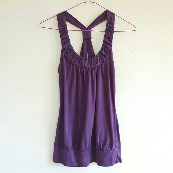 Purple Racerback Fashion Top