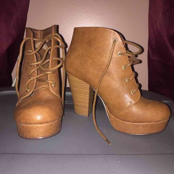 Brown booties
