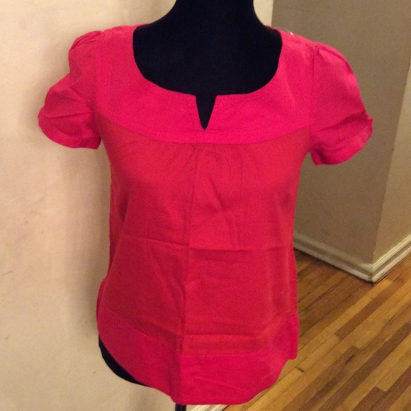 Pink & Orange Blouse
