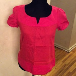 Pink & Orange Blouse