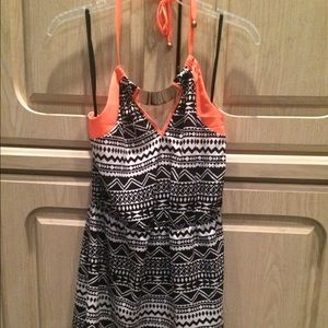 Aztec print dress