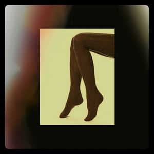 HUE Espresso Flat Knit Sweater Tight