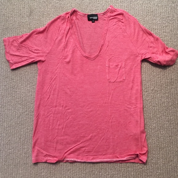 Red/white v neck