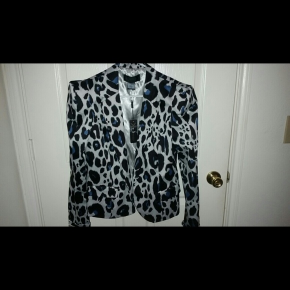 Leopard blazer