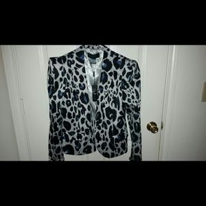 Leopard blazer