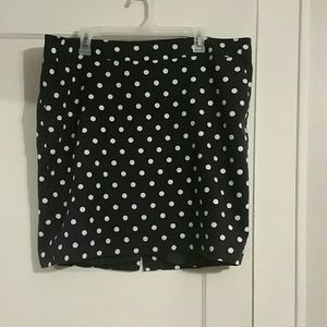 Polka dot skirt