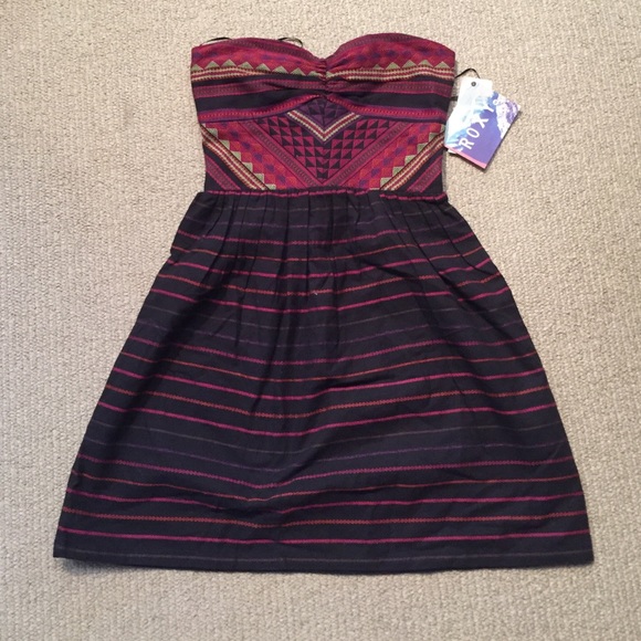 Roxy strapless dress