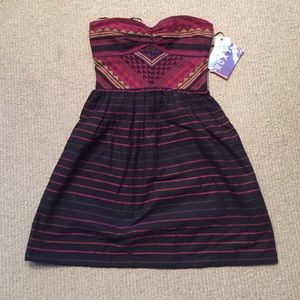 Roxy strapless dress