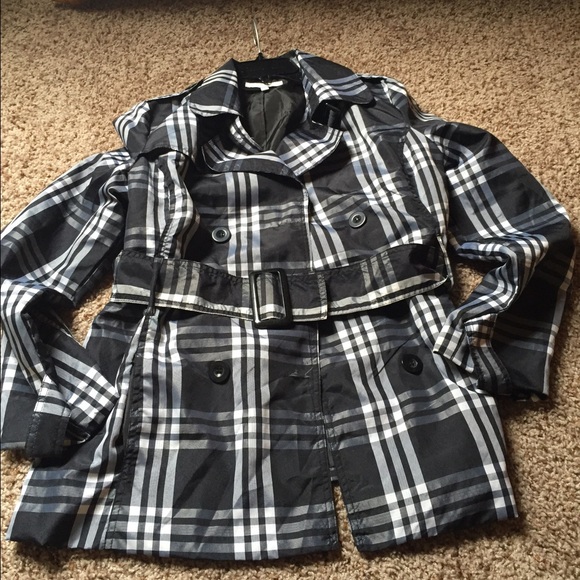 Charlotte Russe Blk/Wh checkered jacket