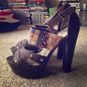 Brown heels