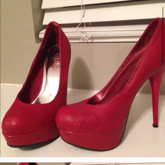 Red sexy heels