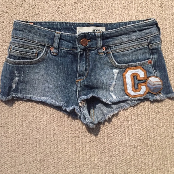 Topshop denim shorts