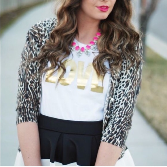 J. Crew Sweaters - Jcrew print cardigan