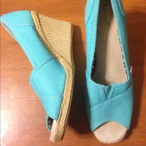 Teal Toms. Worn 1x!