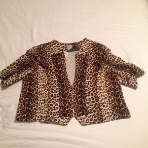 Leopard print jacket