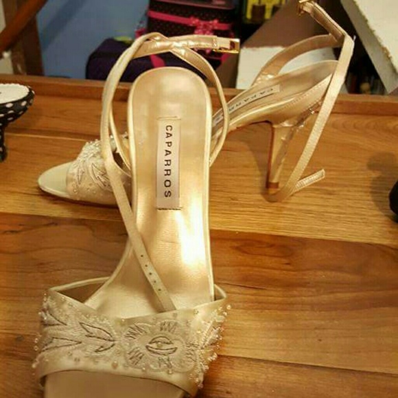 White wedding shoes