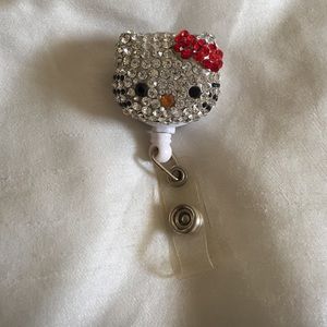 Hello Kitty extendable ID/badge clip