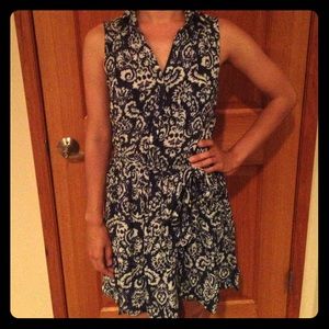 Flowy floral print dress