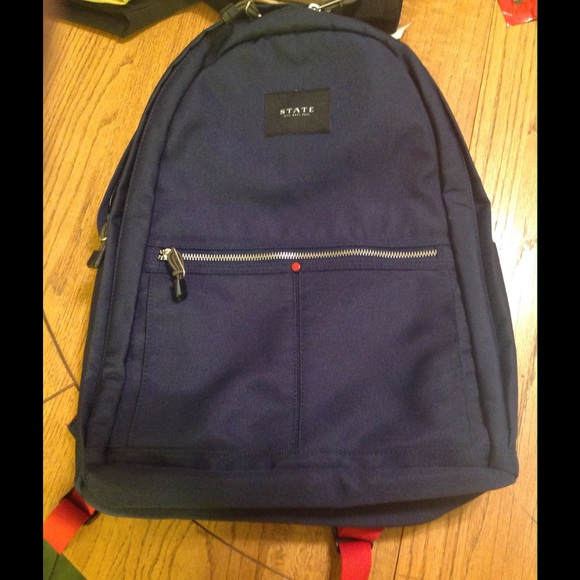 State Handbags - State backpack navy/red brand new!!!!