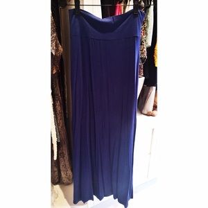 Blue Maxi Skirt Medium