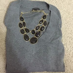 V-neck express sweater