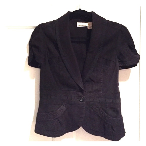 DKNY jeans size small black short sleeve jacket