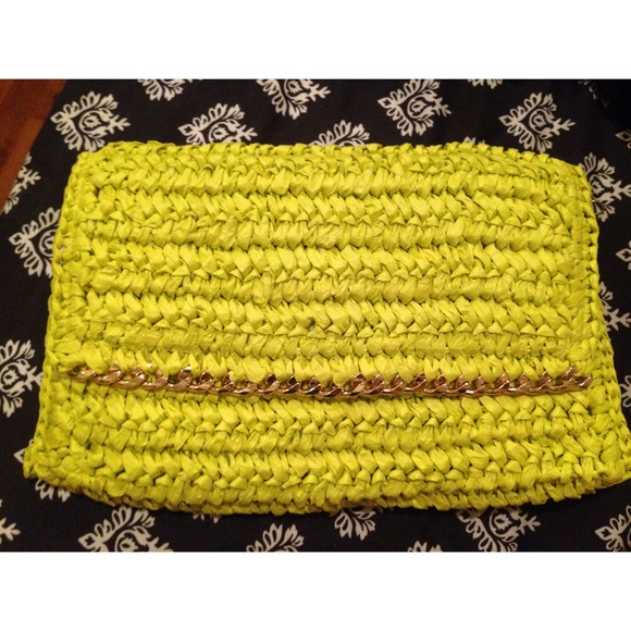 H&M Straw Clutch Bag