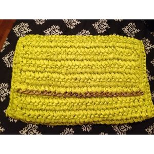 H&M Straw Clutch Bag