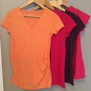 Short sleeve maternity t's bundle