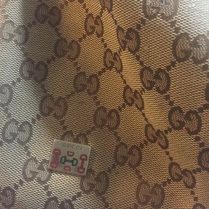 Gucci Logo Fabric Shoulder Purse