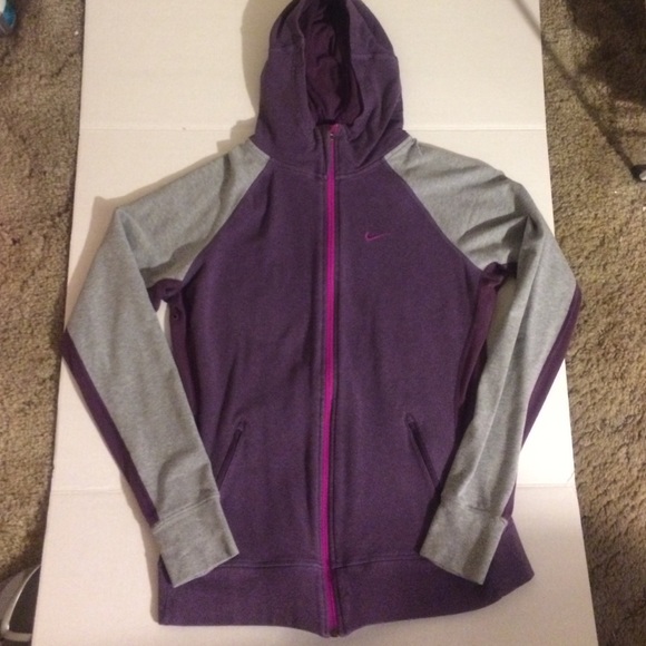 nike dri fit zip up hoodie