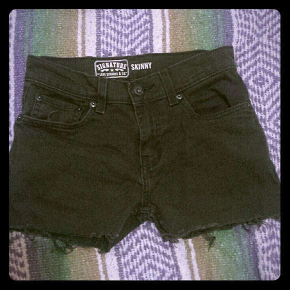 Vintage Levi's Dark Green Cutoffs