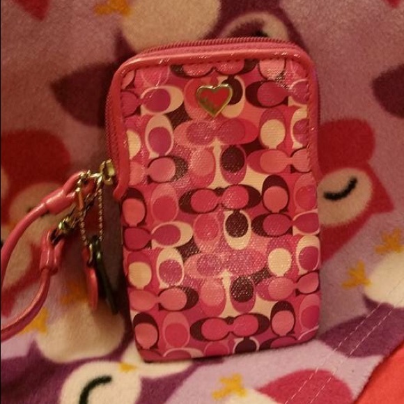 Coach wristlet.